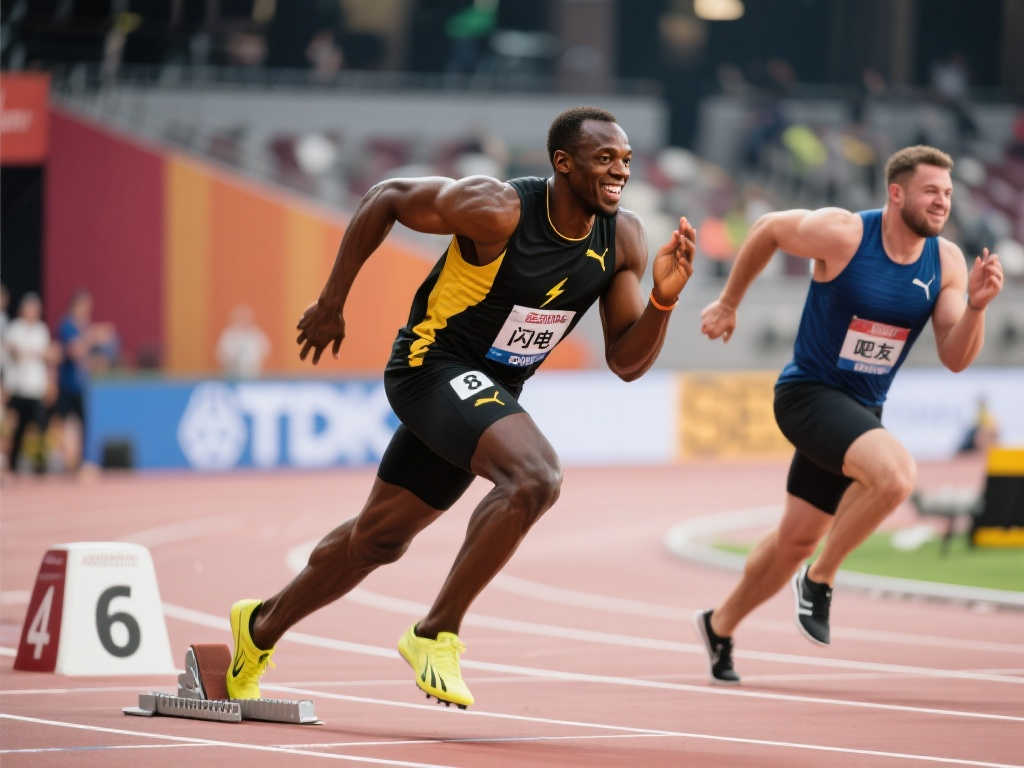 38岁博尔特身材发福重返赛道,慢起步引自己失笑:还能追上吧友吗? 38岁博尔特身材发福重返赛道,慢起步引自己失笑:还能追上吧友吗?